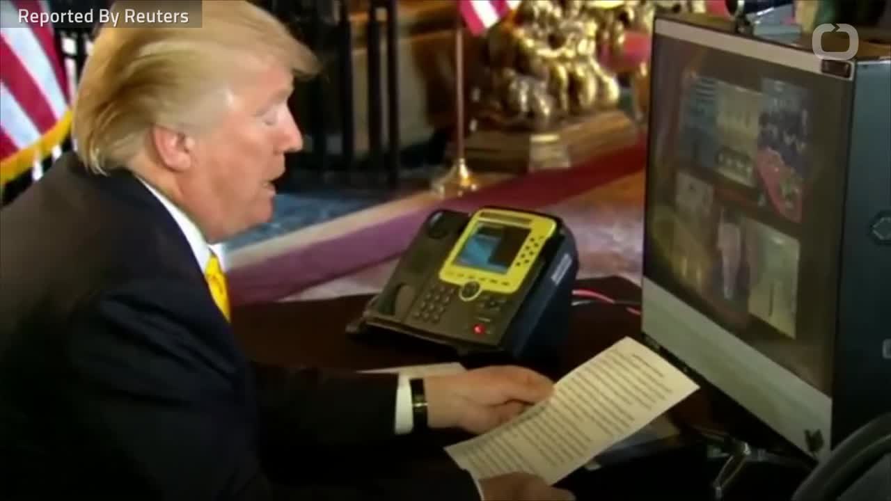 Trump Hails Military Gains And Big Tax Cuts