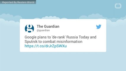 Russia Says Google Down-Ranking Sputnik, RT Would Be Censorship