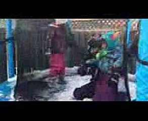 Bad Baby vs scary  magic mask 4 !! family fun vlogs