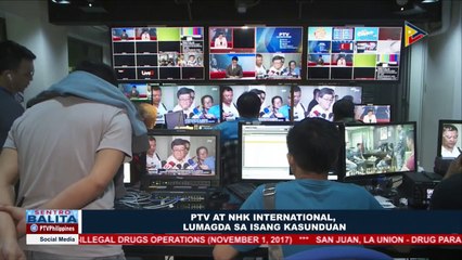 PTV at NHK International, lumagda sa isang kasunduan