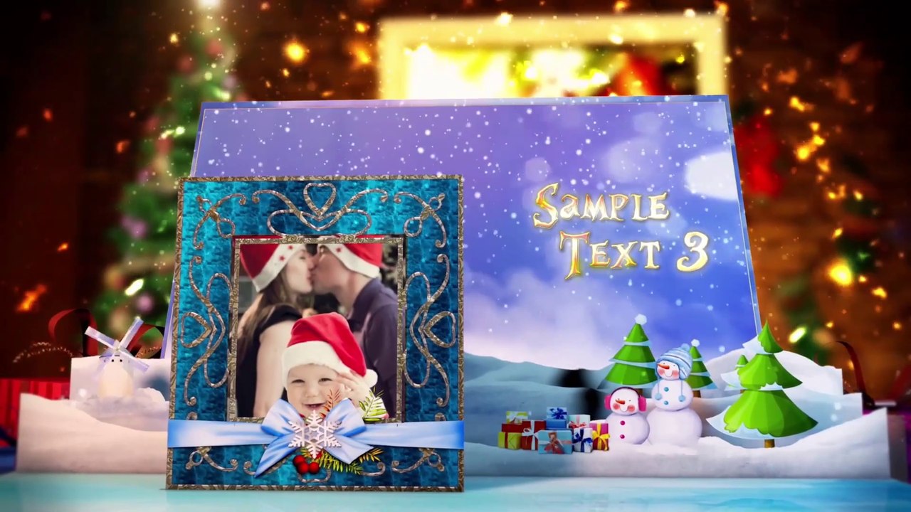 i will create this amazing Christmas greeting video pop art book for £20