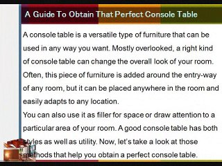 Modern & Contemporary Console Table Hong Kong