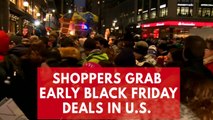 Black Friday 2017: Hundreds of shoppers rush to grab early deals in New York