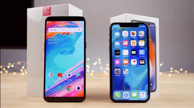 OnePlus 5T vs Apple IPhone X Speed Test