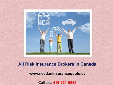 Get the All Risk Insurance Brokers in Canada