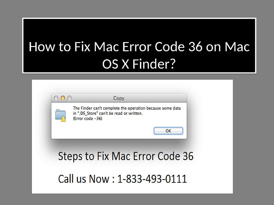 1-833-493-0111 How to Fix Mac Error Code 36, Macbook Repair