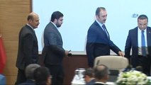Adalet Bakanı Abdühamit Gül ile İçişleri Bakanı Süleyman Soylu, Uyap Protokol İmza Töreni'ne Katıldı