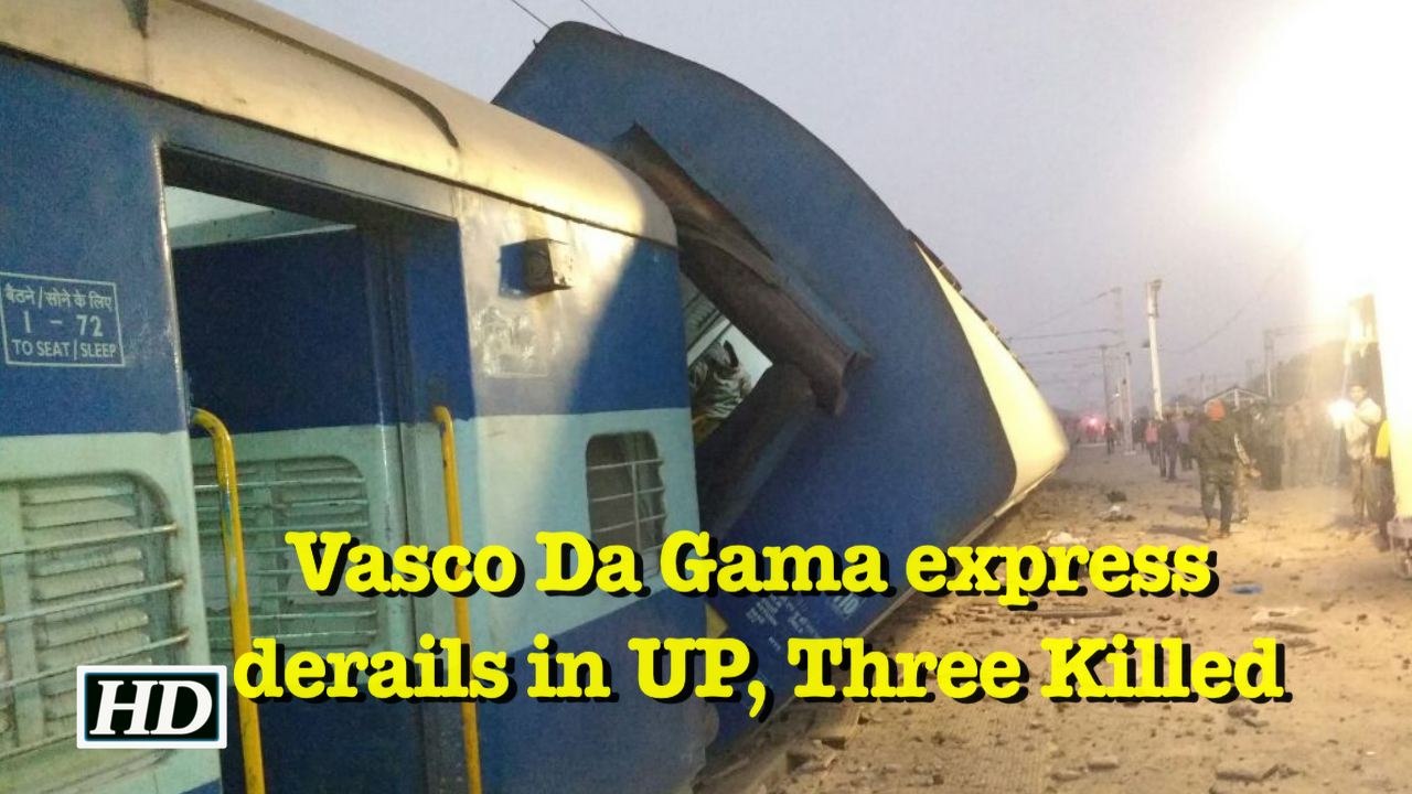 Train derails in UP, three killed