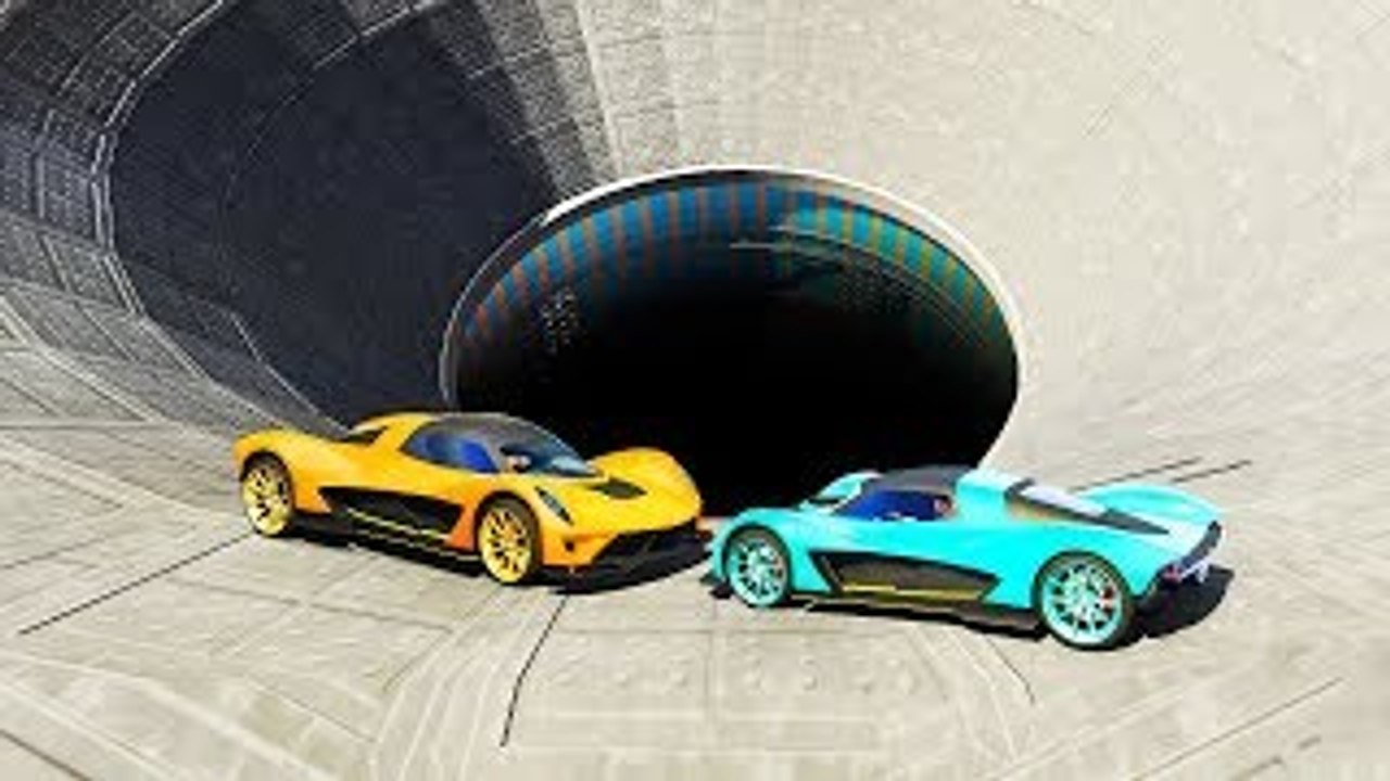 KWEBBELKOP-INSANE BLACK HOLE DERBY! (GTA 5 Minigames)