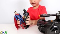 Justice League Mega Connon Batmobile Toy Unboxing Fun With Batman Superman Ckn Toys-D9z4ExskUWg