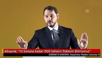 Albayrak: "Yıl Sonuna Kadar 1500 Sahanın İhalesini Bitiriyoruz"