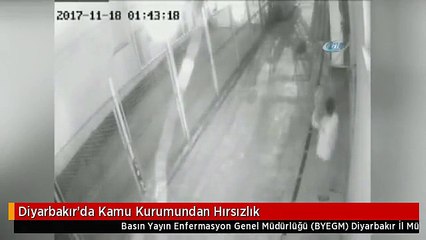 Diyarbakır'da Kamu Kurumundan Hırsızlık