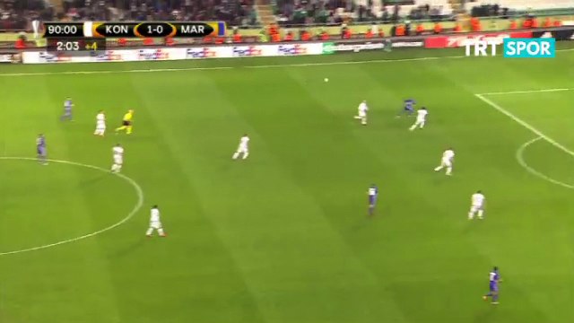 Marsilya, mucizevi bir golle Atiker Konyaspor'dan bir puanı aldı