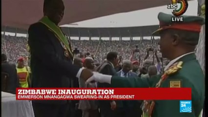 Zimbabwe: Army salutes presiden tEmmerson Mnangagwa during inauguration