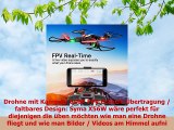 Drohne mit Kamera FPV Faltbar RC Drone SYMA X56W Fernbedienung Quadcopter APP Steuerung