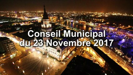 Conseil municipal de Dunkerque du jeudi 23 novembre 2017