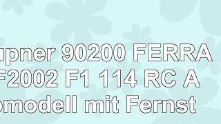 Graupner 90200  FERRARI F2002 F1 114 RC Automodell mit Fernsteuerung