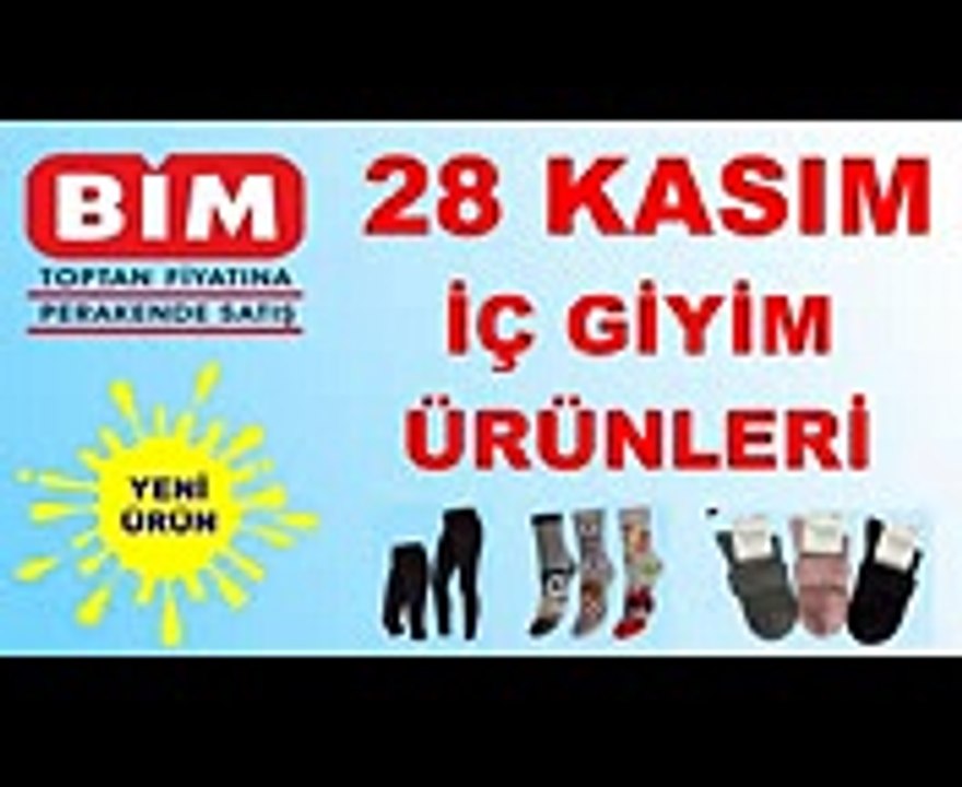 BİM 28 KASIM 2017  BİM İÇGİYİM ÜRÜNLERİ  BİM FIRSAT ÜRÜNLER  BİM ALIŞVERİŞ  BİM  KAMPANYA