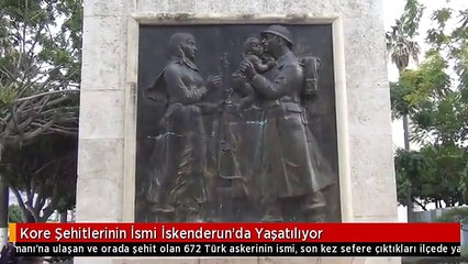 Kore Şehitlerinin İsmi İskenderun'da Yaşatılıyor