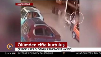 Kaza güvenlik kamerasında