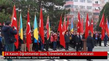 24 Kasım Öğretmenler Günü Törenlerle Kutlandı - Kırklareli