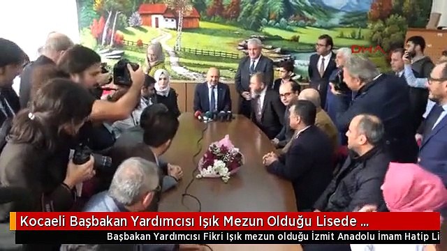 Kocaeli Başbakan Yardımcısı Işık Mezun Olduğu Lisede Öğretmenlerin Gününü Kutladı