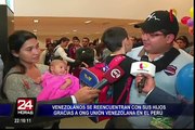 Niños venezolanos se reencuentran con sus padres gracias a ONG en Perú