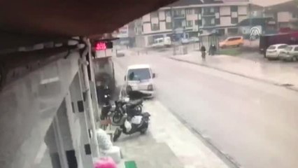 Kaza Anı Güvenlik Kamerasında - Düzce