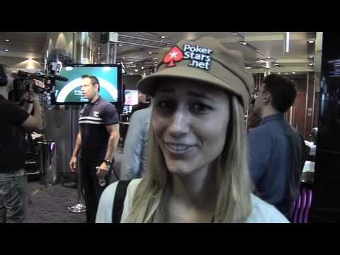 Vanessa Rousso LadyMaverick PokerStars Pro - APPT Sydney S2: Vanessa Rousso prior to the TOC