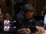Greg Raymer fossilMan PokerStars Pro -- EPT 1   Kafelnikov plays strong vs Raymer