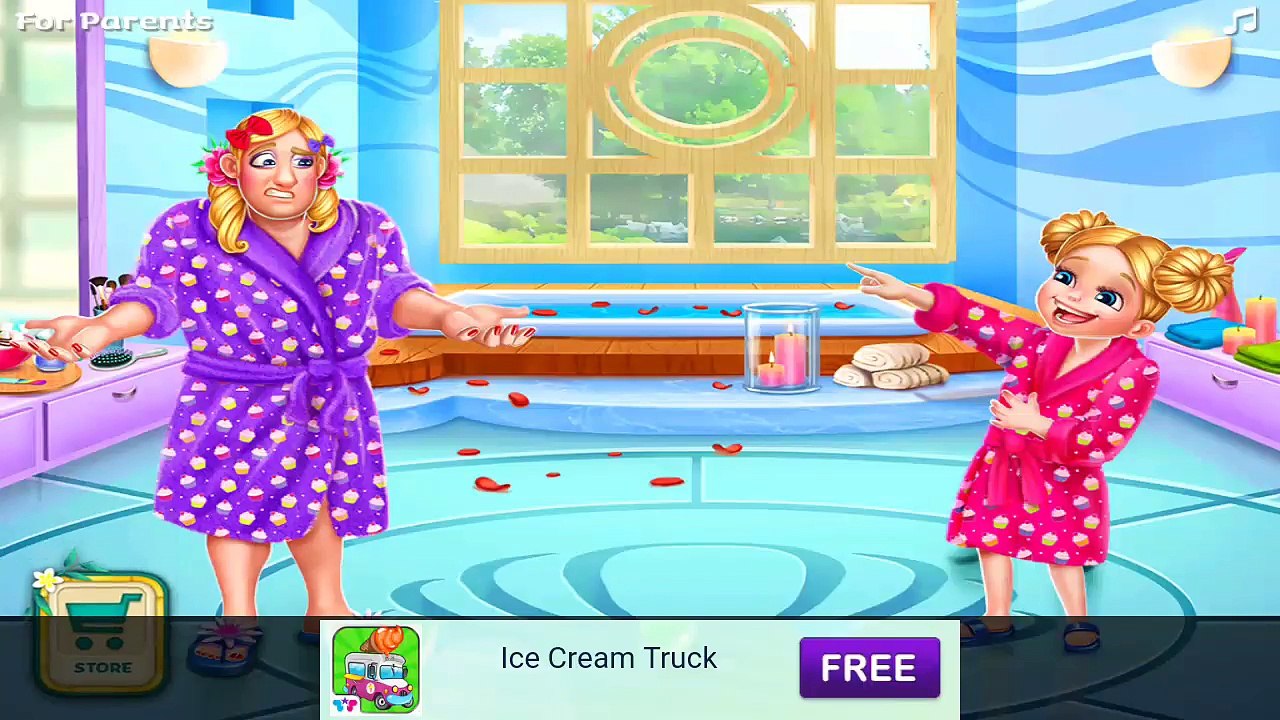 Best android games | Spa Day with Daddy   Makeover Adventure for Girls Kids Games