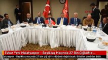Evkur Yeni Malatyaspor - Beşiktaş Maçında 27 Bin Çiğköfte Dürümü Dağıtılacak