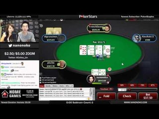 Miracle straight flush one outer for Nanonoko! | PokerStars
