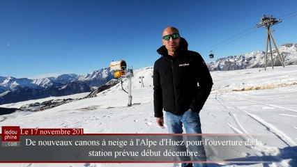 ALPE D HUEZ CANONS A NEIGE