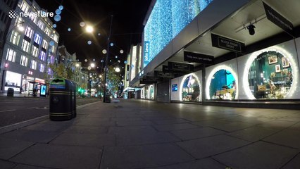 Timelapse of Black Friday on Oxford Street