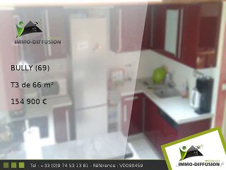 T3 A vendre Bully 66m2 - 154 900 Euros