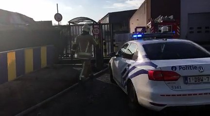 Forest: le feu a repris sur le site de l'usine Milcamp