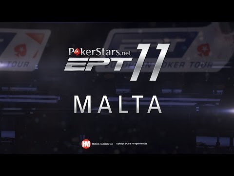 Torneio de poker em directo da mesa final do Main Event do EPT 11 Malta 2015 (Português)
