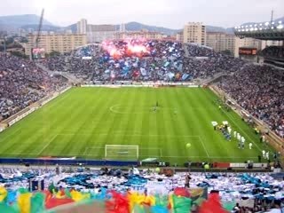 entrée des joueurs OM - Strasbourg 05 - 06
