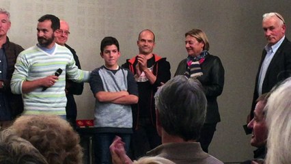 Remise des récompenses par la mairie de gujan-mestras novembre 2017