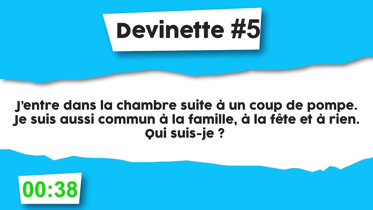 Devinette #5 : Dans la chambre