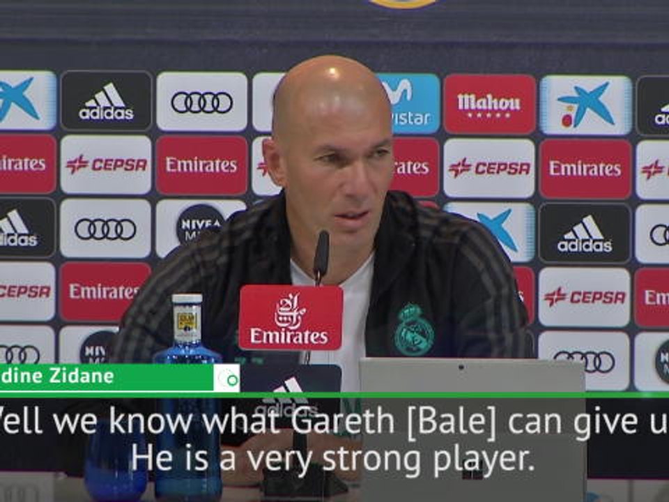 Zidane stresses Bale importance to Real despite injury troubles