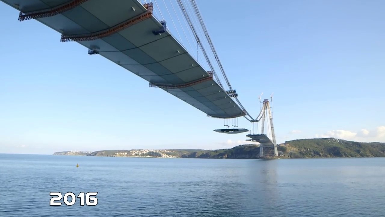 Gün gün Yavuz Sultan Selim Köprüsü inşaatı