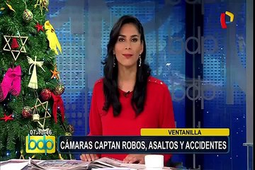 下载视频: Ventanilla: cámaras captan violentos robos, asaltos y accidentes de tránsito