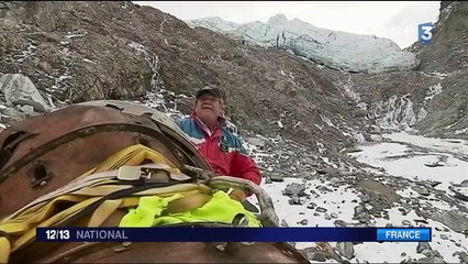 Massif du Mont-Blanc : des débris d'avions témoignent des crashs passés
