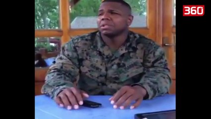 Marinsi amerikan kendon kengen e reperit te njohur shqiptar (360video)