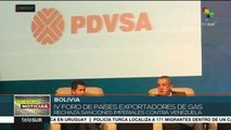Bolivia: IV Cumbre del Gas rechaza sanciones contra Venezuela