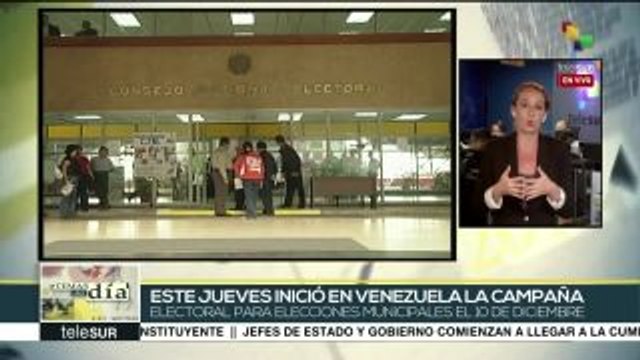Inician en Venezuela las campañas para elecciones municipales del #10D