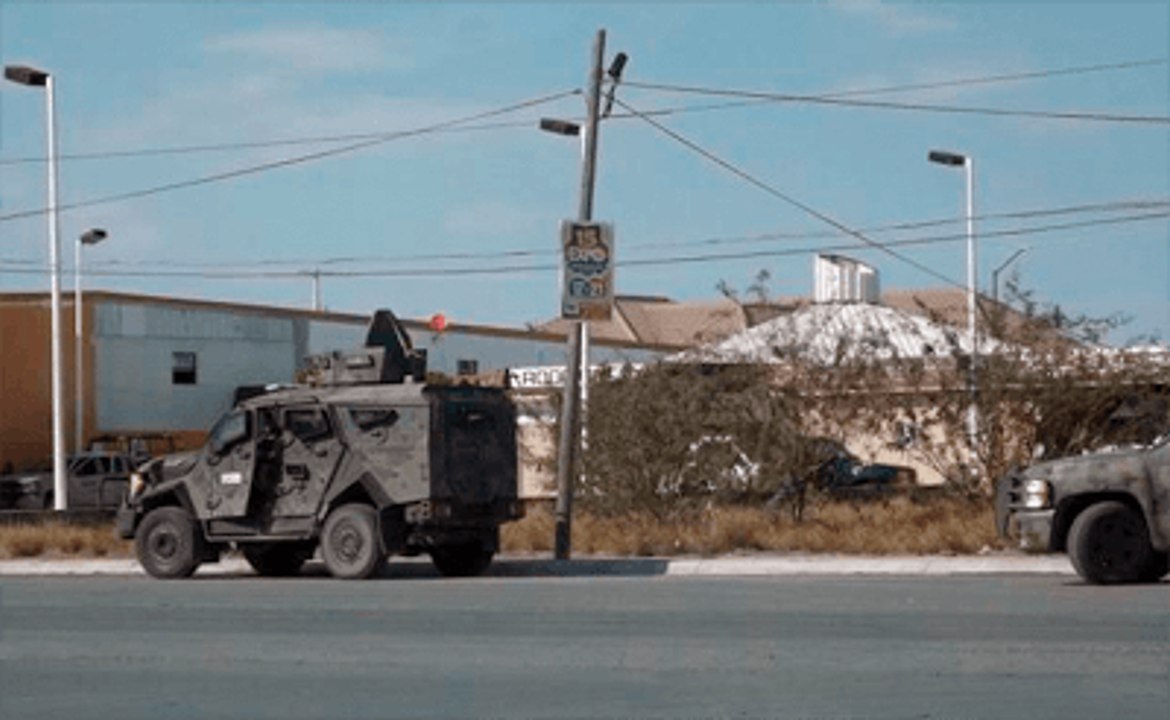 ELEMENTOS DE LA MARINA ABATEN A 4 SICARIOS TRAS TOPON EN MIGUEL ALEMAN, TAMAULIPAS