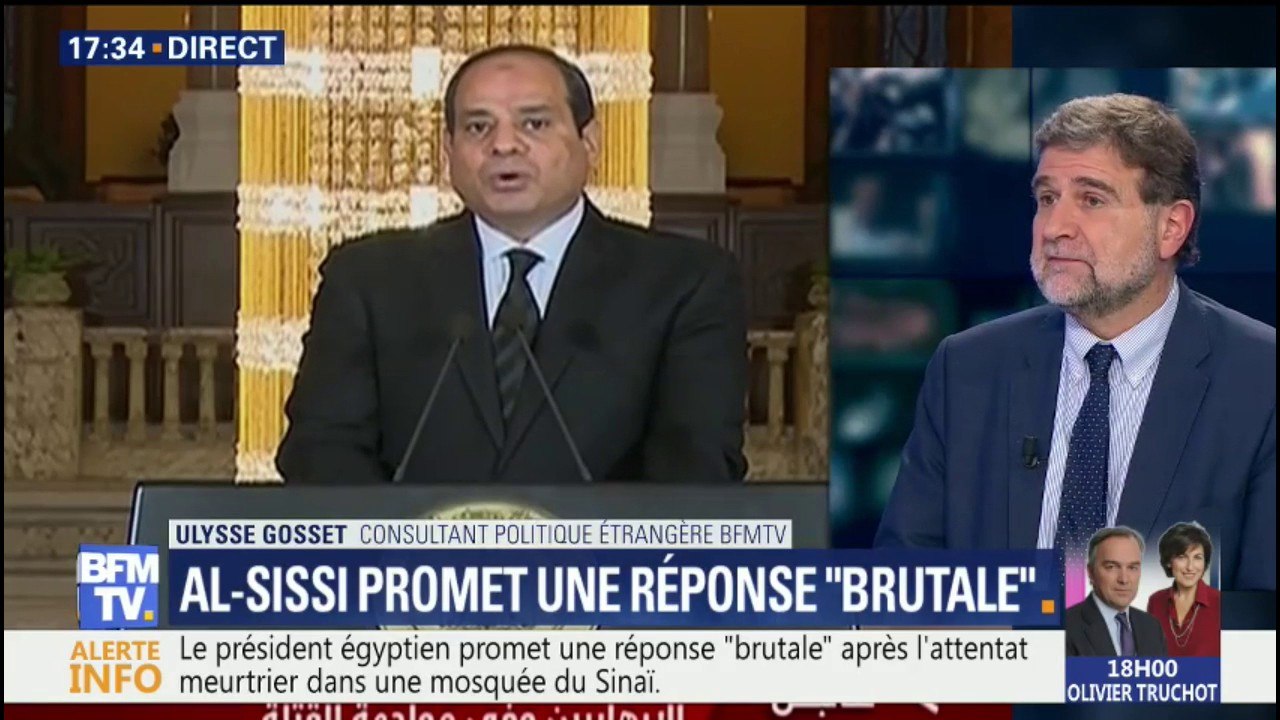 Le président égyptien promet de "venger" les victimes de l'attentat dans une mosquée soufie